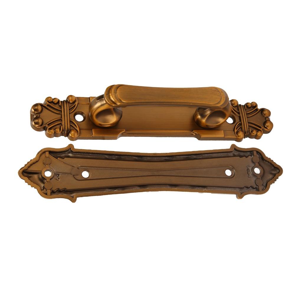 Durable Barn Door Handles Yellowish Bronze Cabinet Door Handles Rustic Door Pulls Closet