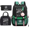 KATSEYE K-pop Print 3-Piece Backpack Set Student Bookbag Large Capacity Water-Resistant Unisex 60701-1
