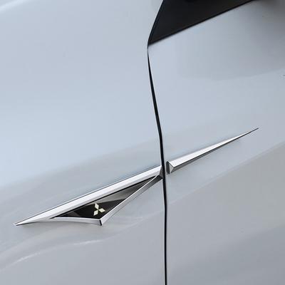 Автомобильный Значок-Наклейка на Крыло Формы Лезвия для Outlander Mirage Eclipse Cross Pajero Lancer Delica Triton