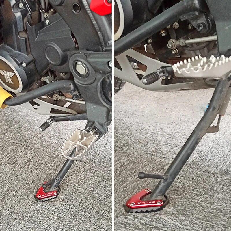 For Moto Morini XCape 650 650X X Cape 650 2022 2023 Motorcycle Kickstand Foot Side Stand Extension Pad Parking Support Plate