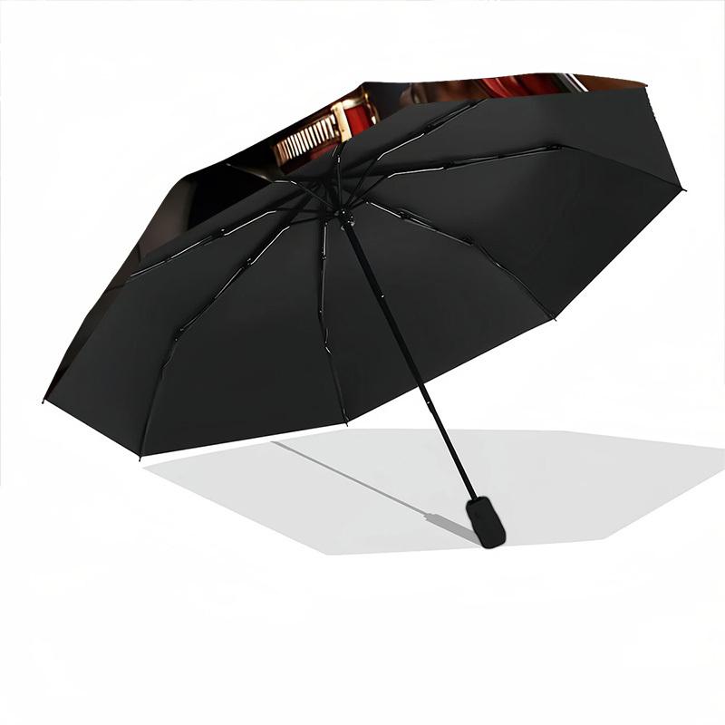 1pc Captain America Automatic Folding Umbrella & Self-Folding Canopy - Heavy-Duty 8-Rib Iron Frameyy251231031
