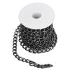 Алюминиевая цепь 5 метров черного цвета своими руками для изготовления элегантной удобной цепочки для хранения ювелирных изделий