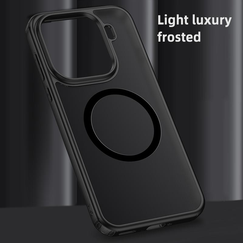 Для Xiaomi 15T Pro 17T Pro Магнитный матовый чехол из ПК с поддержкой Magsafe Для Xiaomi MI 17 Max Беспроводная зарядка Magsafe Ударопрочная задняя крышка