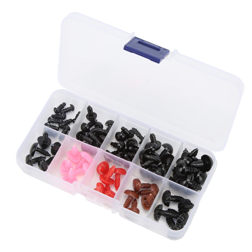 75 шт. безопасные глаза носы разных размеров прочные долговечные гладкие удобные смоляные игрушечные глаза