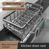 Kitchen Stainless Steel Sink Storage & Organization Rack Kitchen Spice Racks Household Items Shelf Acceesories for Accessories