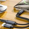 USB C Разветвитель Type C Двойной Штекер 100 Вт Адаптер Быстрой Зарядки Кабель-Разветвитель Type C Штекер на Двойной Разъем для Телефона