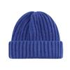 Large Size Face Slim Hat for Women Autumn and Winter Solid Color Thick Knitted Hat  Cold Proof and Versatile Ear Protecting Wool Hat for Men