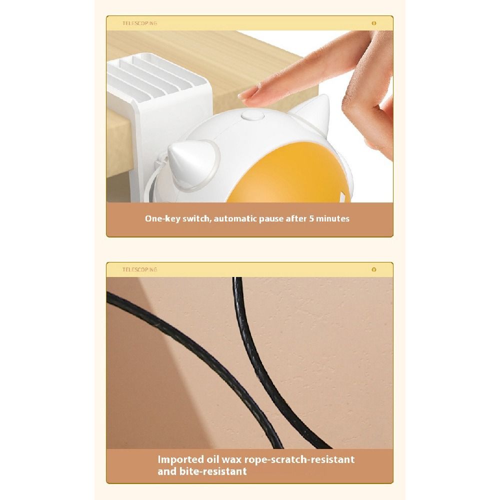 Smart Electric Hang Ball Kitten Toy Creative Kitten Teasing Toy Indoor Playing