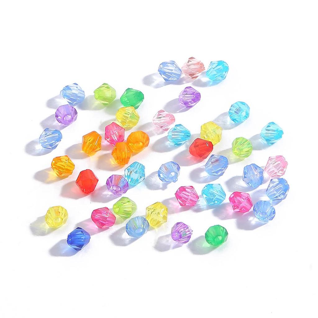 4-10 мм австрийские граненые двухконусные хрустальные акриловые свободные бусины-разделители DIY Изготовление ювелирных изделий