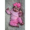 49cm Cloth Body Reborn Baby Doll Loulou Toy For Girl Gift Children's Companion Toys Can Pose Dolls