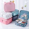 Large Capacity Makeup Stylish Makeup Portable Cosmetic Pouch with Brush Plenty of Storage for Cosmetics and Small Perfect for and Business Floral