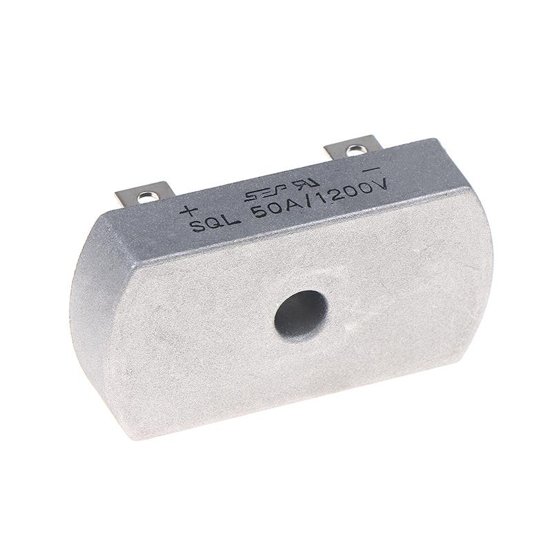 50A 1200V Aluminum Metal Case 3 Phase Diode Bridge Rectifier 50Amp Sql50A Bridge Rectifier Diode Module Electronic Components