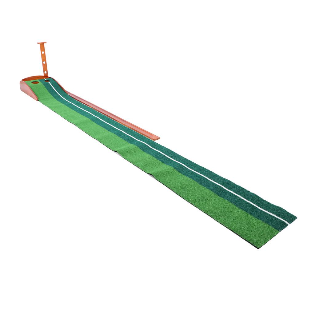 Паттинг-грин для помещений с автоматическим возвратом мяча, искусственная трава, двойные лунки, игра на паттинг-грине