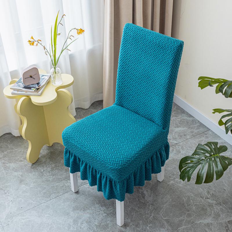 Эластичный утолщенный универсальный комплект чехлов для стульев и табуретов для обеденного стола