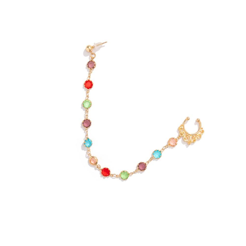 Темперамент с имитацией жемчуга и бабочкой, цепочка с кисточками, модные серьги, новые украшения для пирсинга