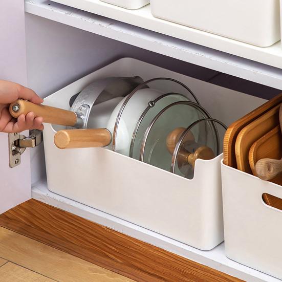 Ящик для хранения, универсальный кухонный органайзер, компактный контейнер для хранения косметических канцелярских принадлежностей, контейнер для дома