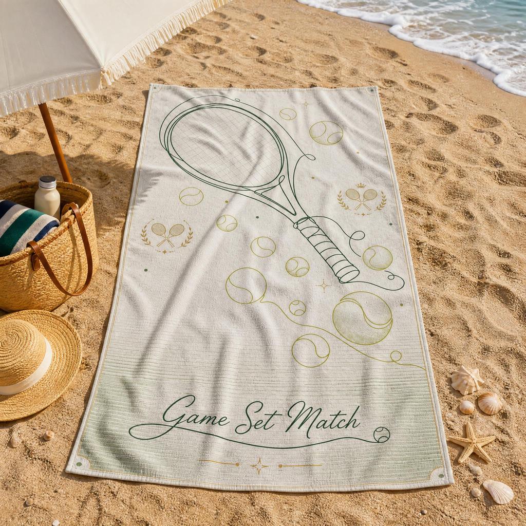 Fashion Printed Pool Towel, Lightweight Absorbent Blanket, Cute Outdoor Accessory for Vacation, Travel and Holiday Presents