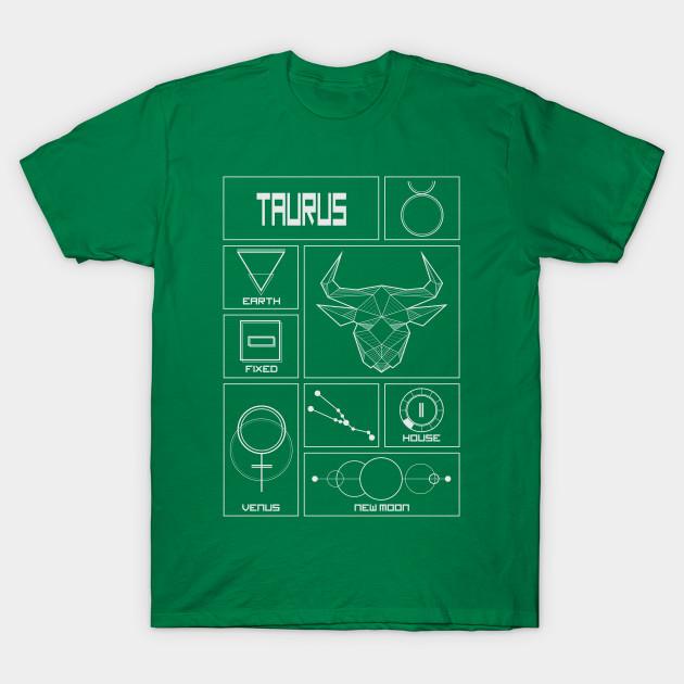 Unisex Fashion TShirt Taurus Profile Astrology Signs Print TShirt Plus Size XS-6XL T-Shirt 100%Cotton Tops O Neck Short Sleeve Tees