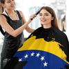 Флаг-Карта Венесуэлы Взрослый Парикмахерский Пеньюар Парикмахерский Халат Парикмахера Парикмахерский Фартук для Домашнего Салона