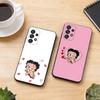 Ретро Мультяшный B-Бетти Буп Чехол Для Телефона Для Samsung S25,S24,S21,S22,S23,S30,Ultra,S20,Plus,Fe,Мягкий Силиконовый Черный Чехол