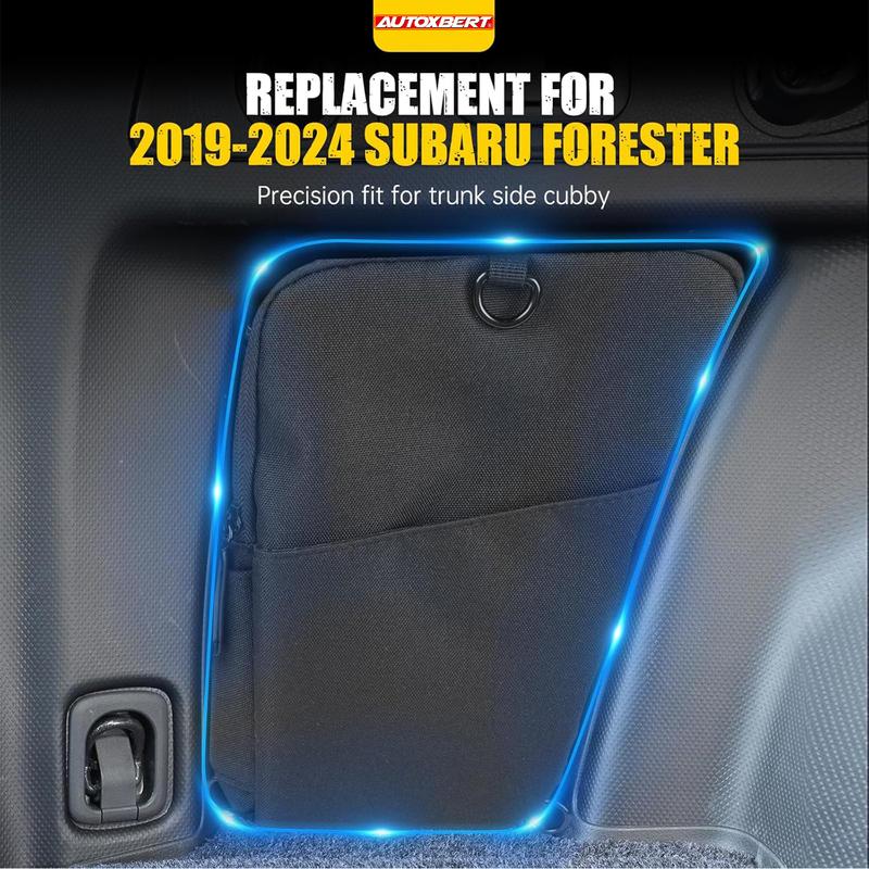 Для Subaru Forester SK -2024 Органайзер для хранения в багажнике с множеством карманов Сумка для снаряжения для кемпинга в машине Рюкзак-органайзер для багажника внедорожника и держатель для ниш