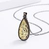 Высококачественное ожерелье с подвеской в форме капли желтого цвета, модная цепочка черного золота, женские украшения для коктейльной вечеринки, подарок