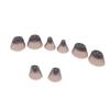1Pairs Xs/S/M/L Hearing Aid Ear Tips Soft Replacement Earplugs In-Ear Hearing Aid Domes Ear Plugs Black Silicone Earplug