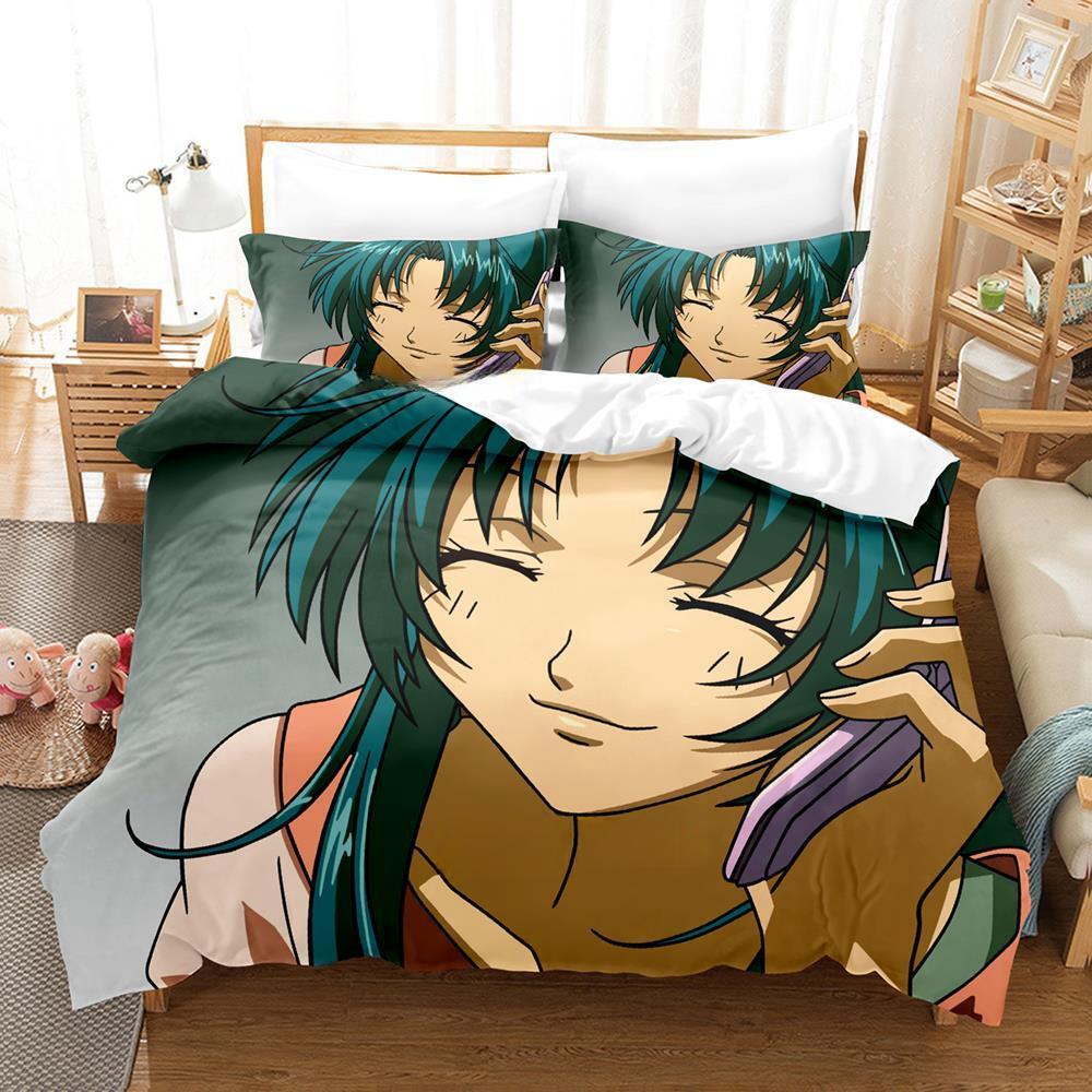 Full Metal Panic Постельный комплект Односпальный Полуторный Двуспальный Кинг Сайз Комплект для кровати Взрослый Детский Спальня Комплекты пододеяльников с 3D печатью Аниме Девушки
