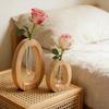 Wooden Hydroponic Plant Vases Creative Table Centerpiece Planter  Indoor Plant Display