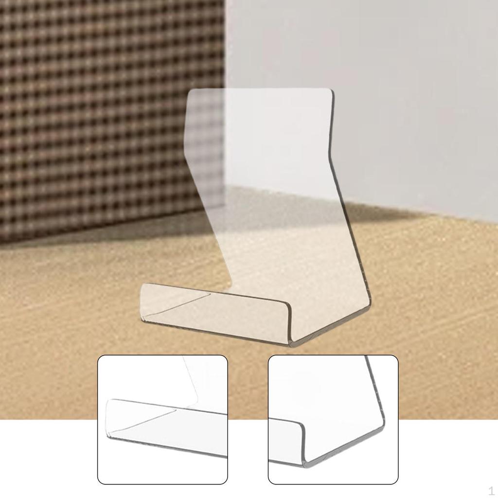 Acrylic Upright Display Stand Organizer, Tabletop Versatile Clear Stable Album Record Easel