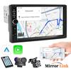 7 Inch Car Radio 1 Din MP5 Multimedia Player Touch Screen FM ISO Power Aux Input Bluetooth USB Mirror Link Universal Autoradio
