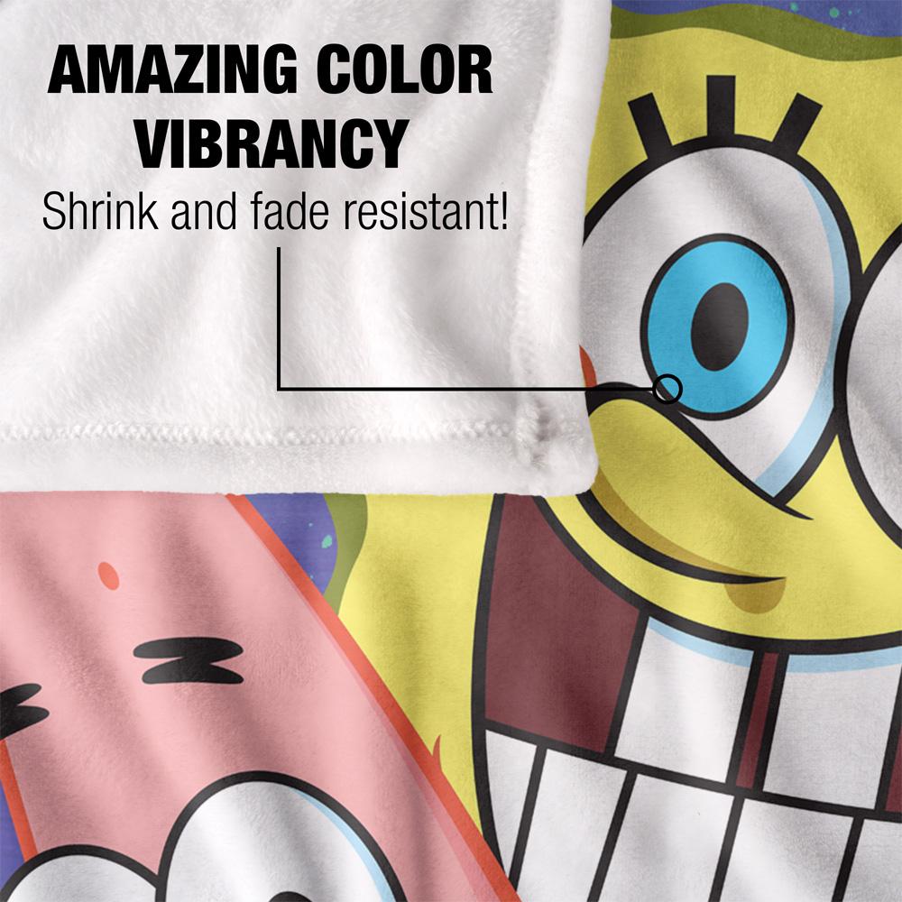 SpongeBob SquarePants Silky Cropped Patrick Star Supersoft Blanket