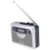 Кассетный плеер AM FM радио Ретро кассетный магнитофон-рекордер с цифровыми часами-таймером Встроенный микрофон динамик Работает от батареек или от сети