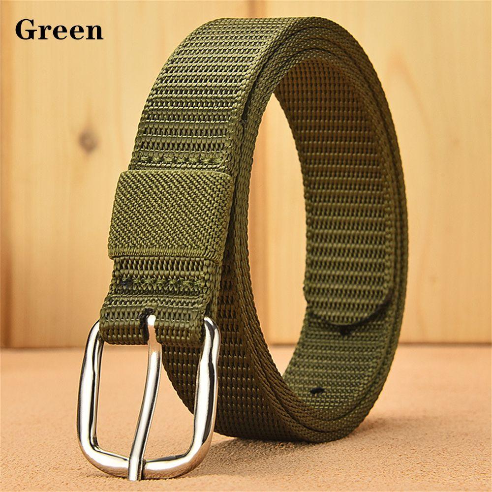 Men Women Casual Classic Outdoor Sports Braided  Belt Fabric Waistband Canvas Belts