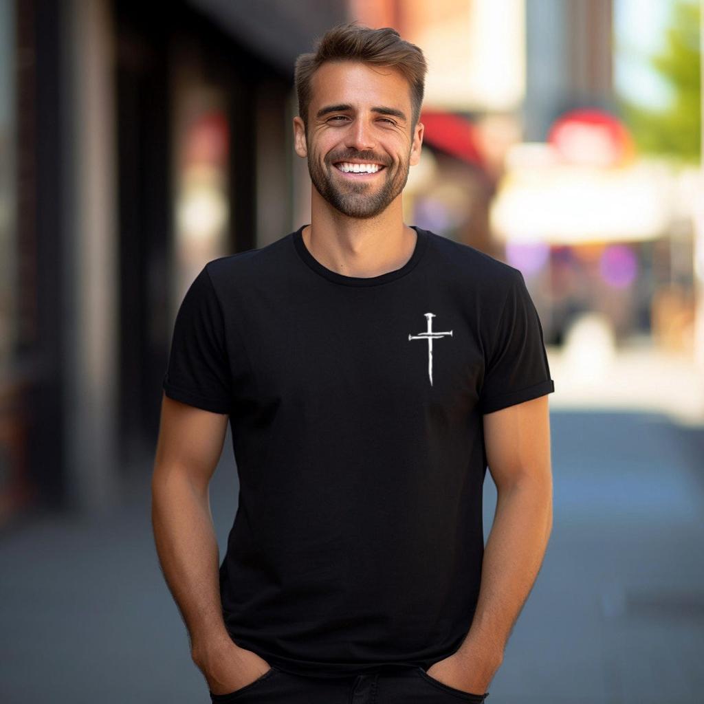#32 Cross Shirt, jesus vibe, Faith Gift, jesus pendent, Faith Cross Shirt, jesus