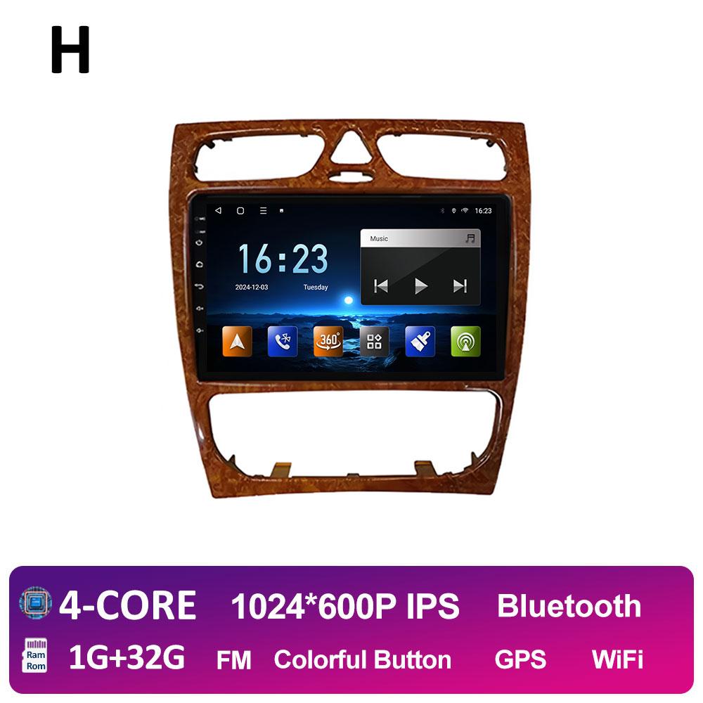 For Mercedes Benz C Class W203 C200 C320 C350 CLK W209 2002 - 2005 DSP Stereo Wireless Carplay Car Video Player WIFI Head Unit