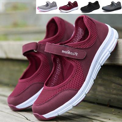 Женские повседневные модные повседневные модные полые кроссовки на плоской подошве на пуговицах среднего возраста, размер 35-43