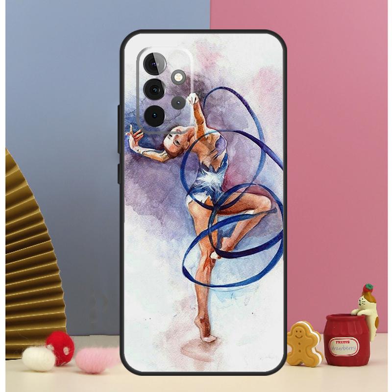 Масляная живопись Гимнастика Чехол для телефона для Samsung Galaxy A12 A32 A52 A14 A24 A34 A54 A53 A33 A13 A15 A25 A71 A51