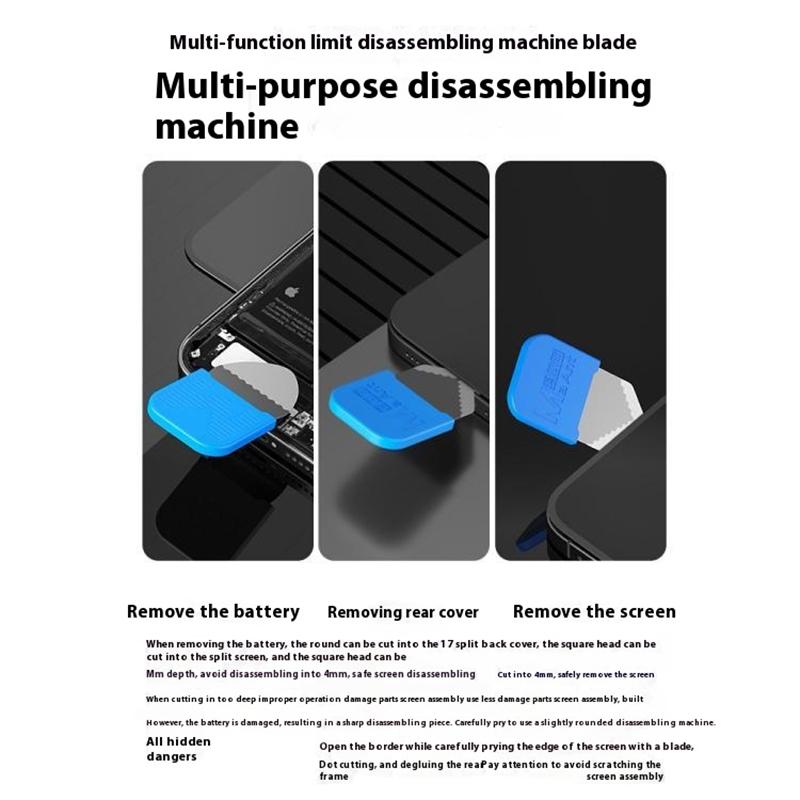 MAANT M074 5Pcs/Set Mobile Phone Repair Tool Kit Curved Screen Disassembly Blades for Smartphone Maintenance