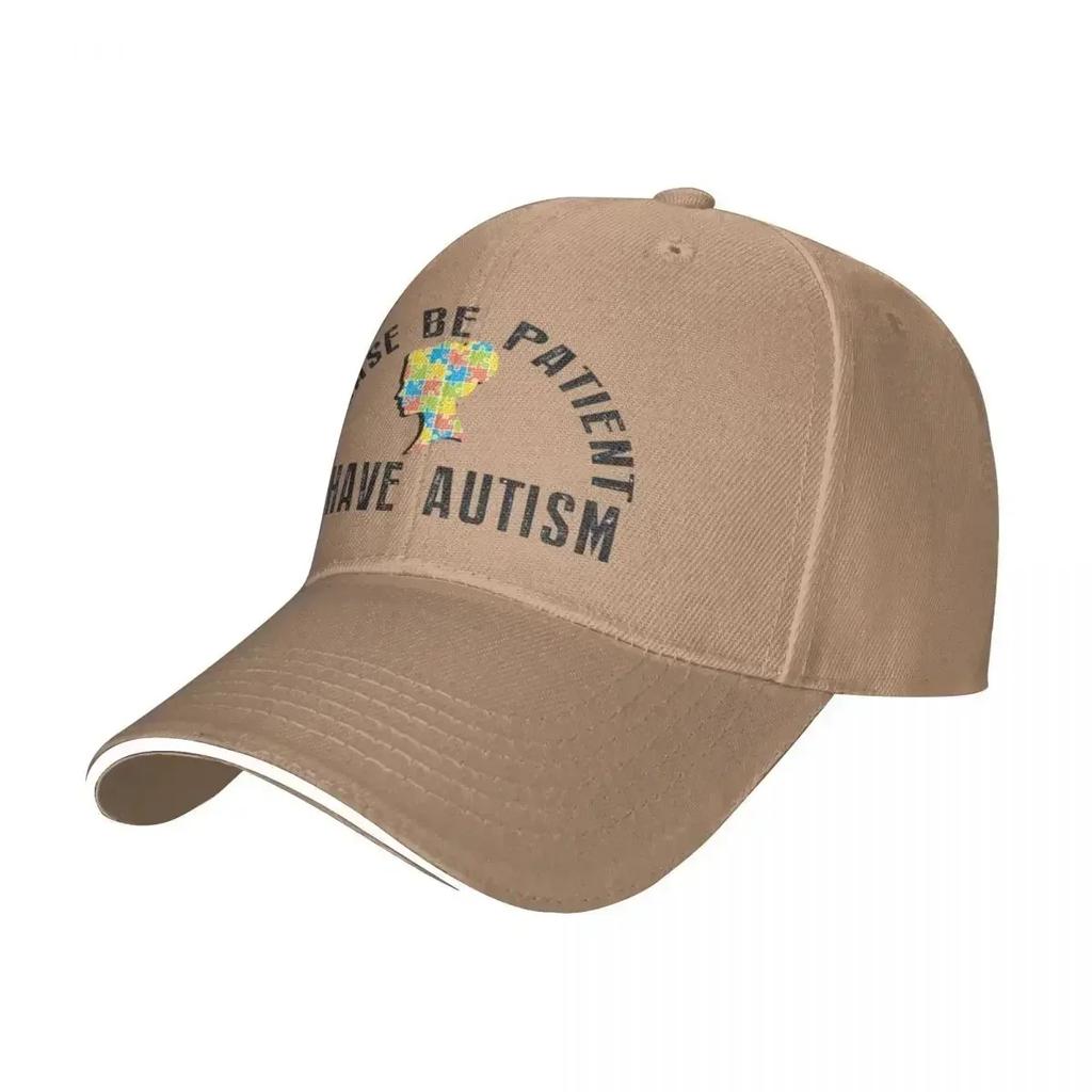 Please Be Patient I Have Autism 1046 Cap Golf Hat Custom Logo Hats For Men Womens Baseball Cap Man Hat Baseball Cap