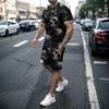 Summer Men's Set Fashionable 3D Skull Print Sportswear Men's Short Sleeved T-shirt+sports Shorts Set Casual Jogging Set