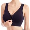 Front Zipper Sports Underwear Women's Bra Running Fitness Seamless Brassiere Shockproof Breathable Without Underwire Bras