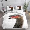 180x220 Комплекты постельного белья Набор пододеяльника с головой животного Супермягкий Полный Квин Король Комплект для спальни Европейский Американский стиль Домашний текстиль