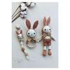 Amigurumi Rabbit Toy - Teether And Pacifier Chain/strap