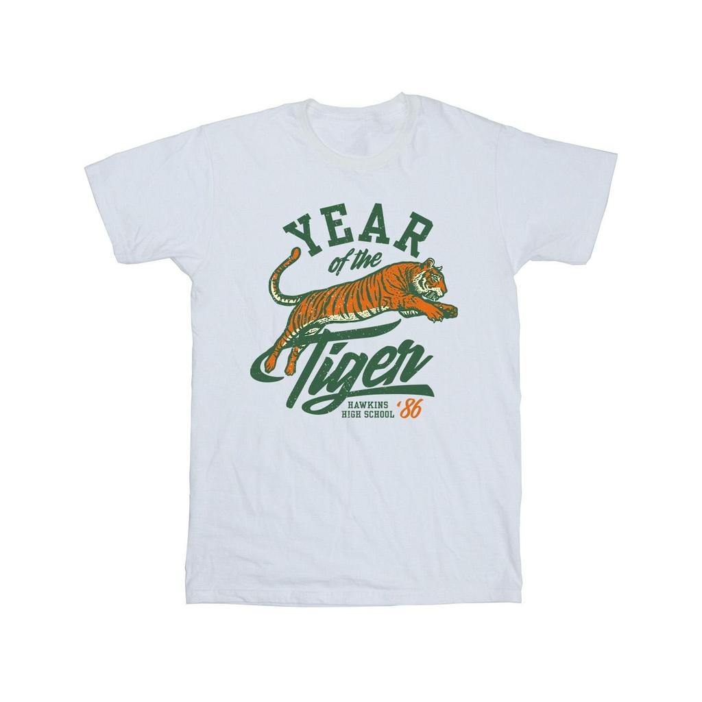 Netflix Mens Stranger Things Hawkins Year of The Tiger 86 T-Shirt