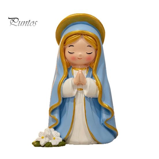 Фигурка из смолы для двора, милые фигурки девочек, мини-фигурка молящейся, коллекционная фигурка, украшения-статуэтки для спальни, домашнего офиса, рабочего стола