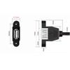 28AWG USB Extension Cable Copper Core Panel Mounting Cable Data Transfer Cable  Industrial Control
