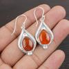 Carnelian 925 Solid Sterling Silver Earrings, Handmade Gemstone Earrings Jewelry, Gifts For Wife Brand New Earrings