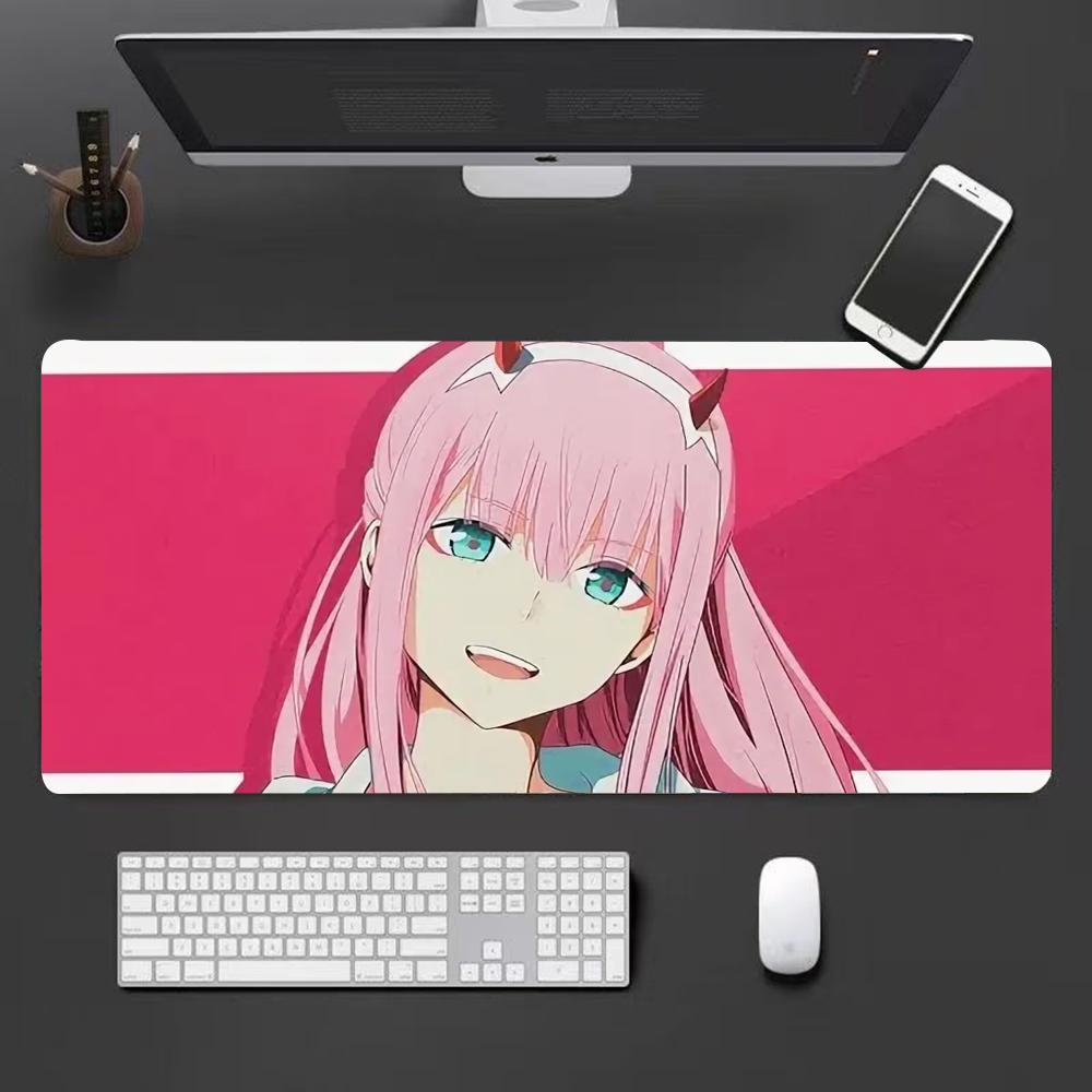 Zero two Коврик для мыши Милый HD-коврик для мыши Расширенный игровой коврик для клавиатуры Большой коврик для мыши x см XXL Игровой коврик для мыши