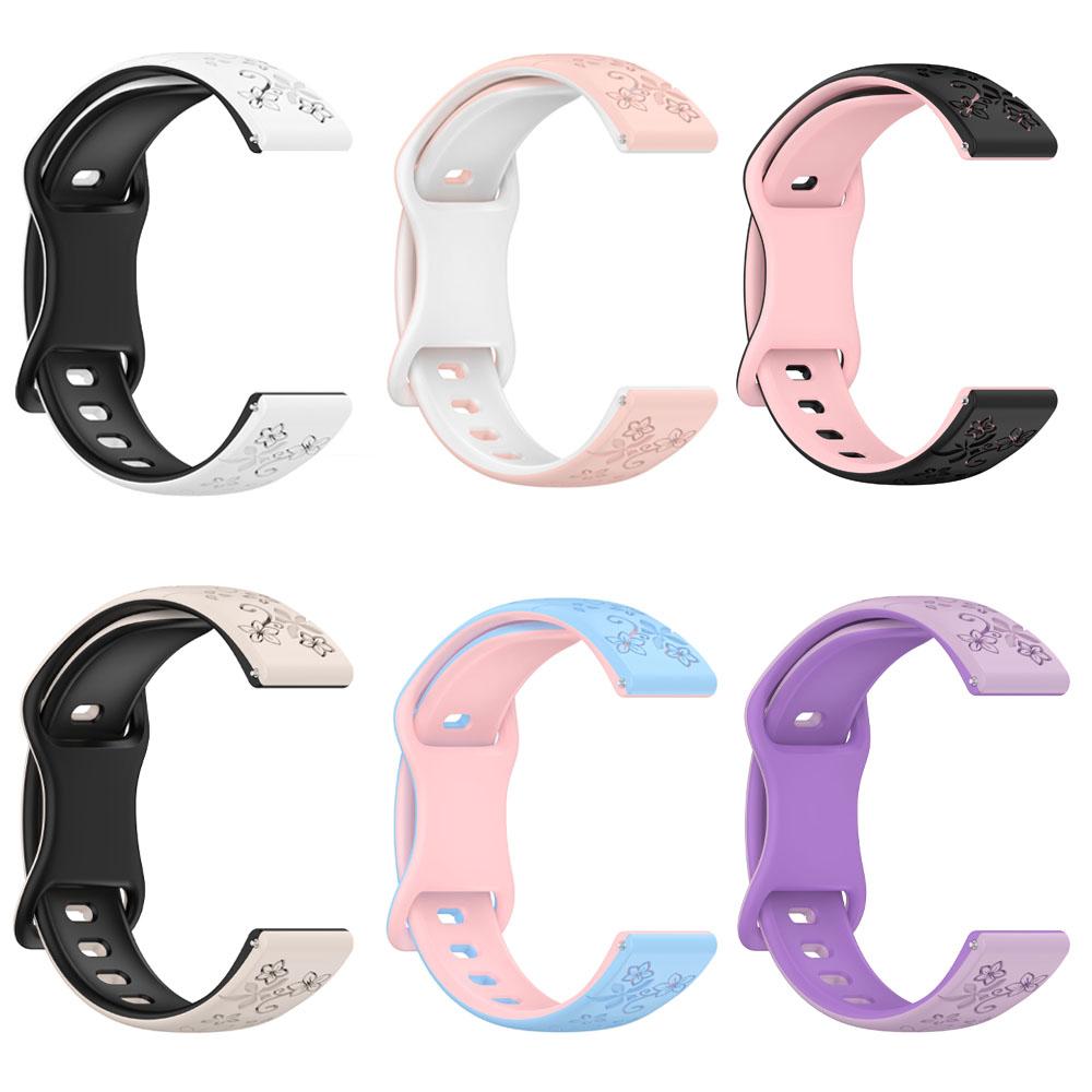 18мм силиконовый ремешок для Garmin Venu 3S 2S Vivoactive 4S Forerunner 255S 265S ремешок для часов для Huawei GT5 Pro 42 браслет на запястье